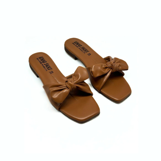 Brown Bow Slides