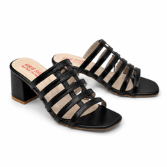 Celeste Black Heels