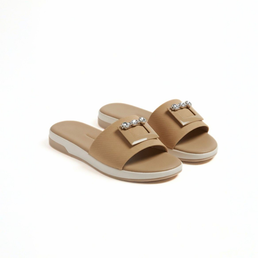 Pearl Brown Slippers