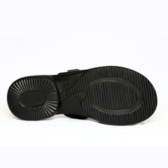 Black Double Strap Sandals