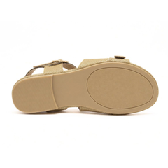 Brown Multi-Strap Sandals