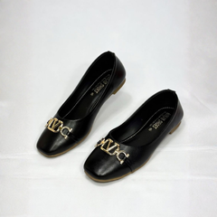 Black Gold Pumps