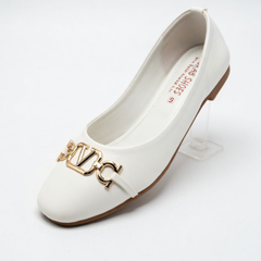 White Gold Pumps