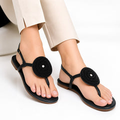Black Pearl sandals