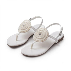 White Pearl sandals
