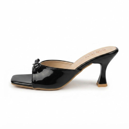 Black Patent Heel