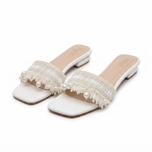 opulence pearl slipper