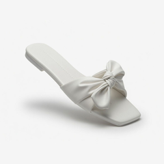 White Bow Slides