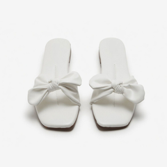 White Bow Slides