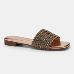 Pink Embellished Slides