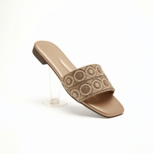 Geometric Peach Slides