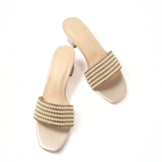 Sparkling Golden Heels