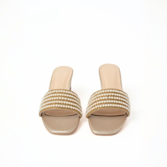 Sparkling Golden Heels