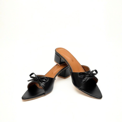 Pointed Black Heels