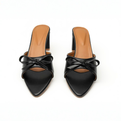 Pointed Black Heels