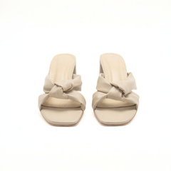 Nude Knot Square Heels