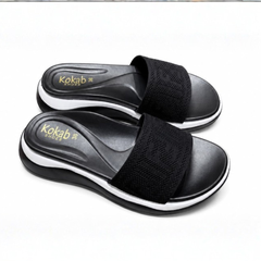 Aura Black Slides
