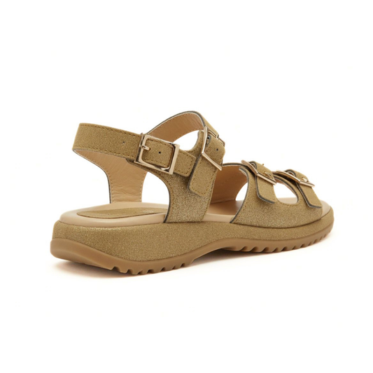 Brown Multi-Strap Sandals