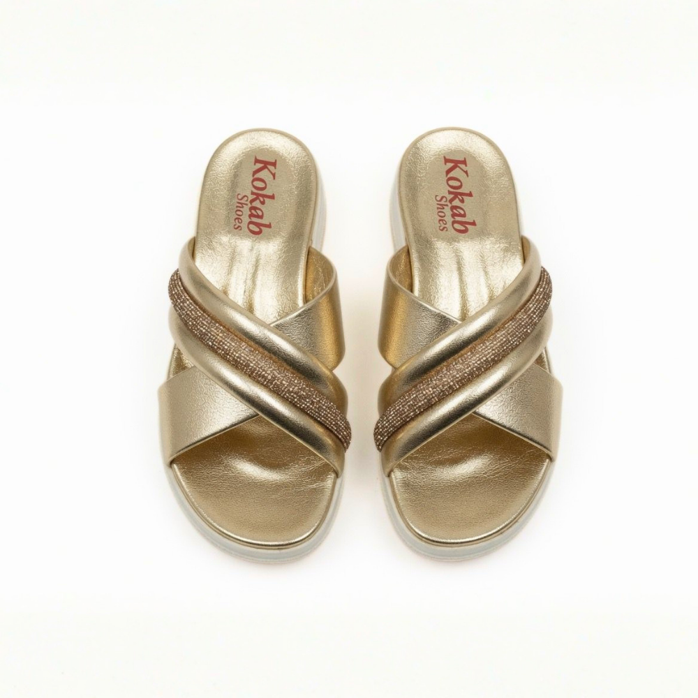 Golden Crisscross Slides