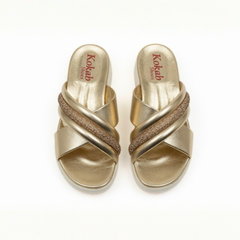 Golden Crisscross Slides