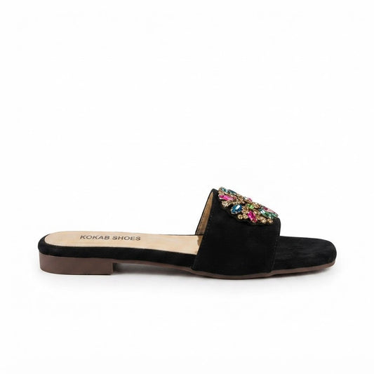 Multi Beads black Slides