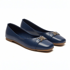 Blue Buckle Pumps