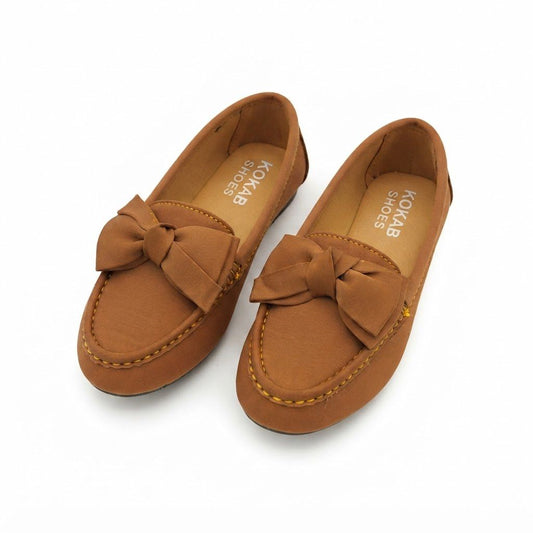 Mustard Bow Loafers