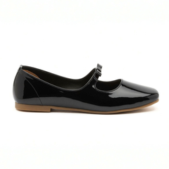 Black Buckle Mary Janes