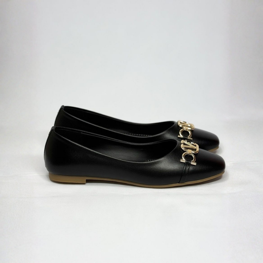 Black Gold Pumps