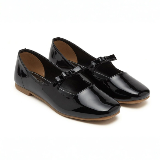 Black Buckle Mary Janes