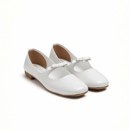 White Buckle Mary Janes
