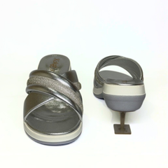Silver Crisscross Slides