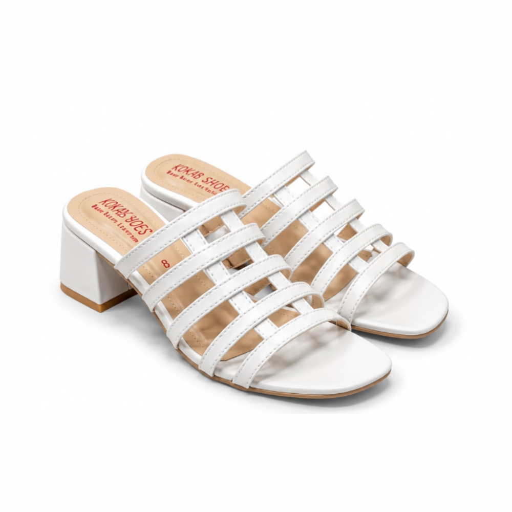 Celeste White Heels