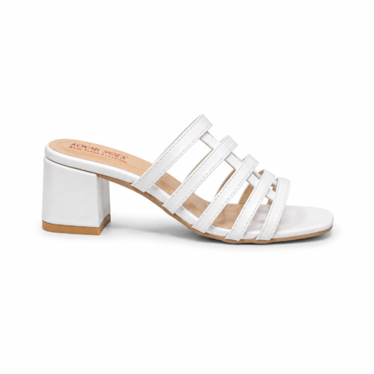 Celeste White Heels