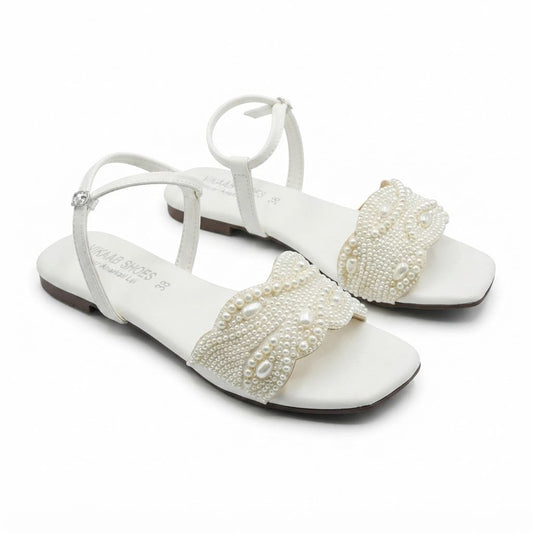 White Pearlish Slipper